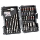 Sjekk prisen! Bosch 2607017327 35-delers bit og HSS borsett til tre i praktisk etui thumbnail