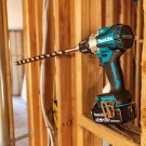 NYTT! Makita DHP489RTJ 18V LXT kompakt børsteløs drillsett (2 x 5Ah batterier) levert i Makpac system koffert thumbnail