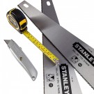 Stanley STHT9-98053 9-98-053 Twin Pack 500mm håndsager, kniv & 5m målebånd thumbnail