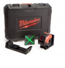 Milwaukee M12 CLLP Grønn selvnivellerende krysslinjelaser med loddpunkt (kun kropp, uten batteri og lader) thumbnail