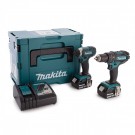 Makita DLX2131J 2-delers batteriverktøysett DHP482 slagdrill + DTD152 slagtrekker(2 x 3Ah) thumbnail