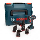 Bosch GSR 18V-60 FC Professional skru drill FlexiClick med 4 chucker (kun kropp) levert i L-Boxx thumbnail