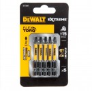 Dewalt DT7394T Extreme FLEXTORQ T15 skrutrekkerbits 57 mm (pakke med 5) thumbnail