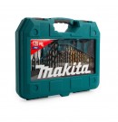 Makita P-90370 120-deler PRO bits, bor og tilbehør sett levert i praktisk koffert thumbnail