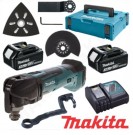 Makita DTM51RFJX1 18V multikutter verktøy sett (2x3Ah batterier) levert i Makpac system koffert thumbnail