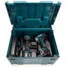 NYTT! Makita DLX2507TJ 18V LXT DHP489 Combi drill & DTD153 slagtrekker Twin Pack (2 x 5,0Ah batterier) thumbnail