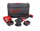 Milwaukee M18 FROP15-502X FUEL børsteløs 125mm eksentrisk maskin (2x5Ah batterier) levert i HD koffert   thumbnail