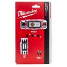 Milwaukee L4 HL2-301 USB oppladbar hodelykt 600 lumen thumbnail