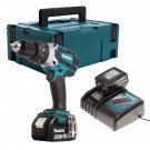 Makita DHP458RTJ 18V LXT kombibormaskin (2 x 5,0Ah batterier) i MakPac-system koffert thumbnail