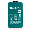 Makita D-54097 Sort HSS-R 25-delers borkasett (1-13mm) thumbnail