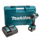 Makita DHP484STX5 18V børsteløs drillsett med tilbehørssett på 101 deler (1 x 5,0 Ah batteri) thumbnail