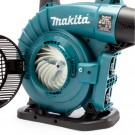 Makita DUB363ZV 36V (18V+18V) børsteløs høyeffekt blåser med oppsamler (uten batt/lader) thumbnail