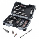 Sjekk prisen! Bosch 2607017327 35-delers bit og HSS borsett til tre i praktisk etui thumbnail