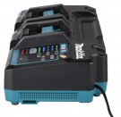 Makita XGT 40V batterilader med to porter DC40RB   thumbnail