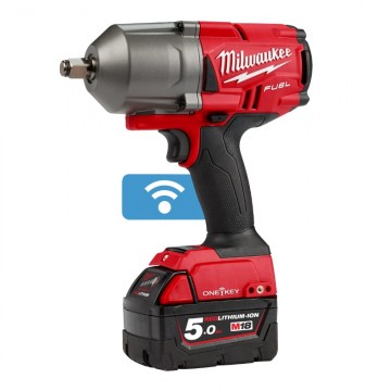 Milwaukee M18ONEFHIWF12-502X FUEL 1/2-tommers børsteløs høyeffekts muttertrekker (2 x 5,0 Ah batterier)