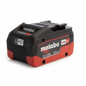 Metabo 18V LIHD høyeffekts batteripakke 5,5Ah