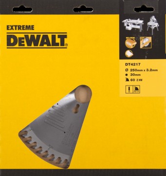 DeWalt Extreme DT4217 250mm 60-tenner sagblad