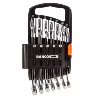 Bahco 111M / SH12 12-delers fastnøkkel sett (8 - 19MM)