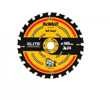 Dewalt DT10624 Elite sirkelsagblad 165 x 20 mm x 24T