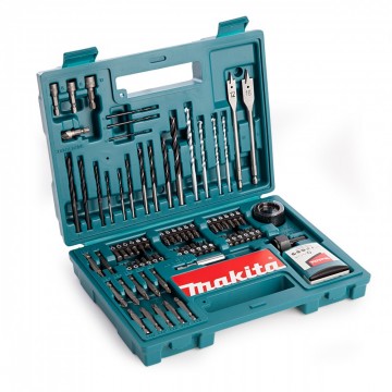 Makita B-53811 100-delers bits,bor og skrutrekker tilbørsett