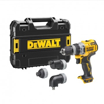 Dewalt DCD703NT 12V XR 4-hoders kompakt multi drill sett(kun drill, uten batteri og lader) levert i koffert