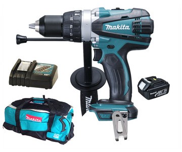 Makita DHP458REF 18V drillsett m/bag