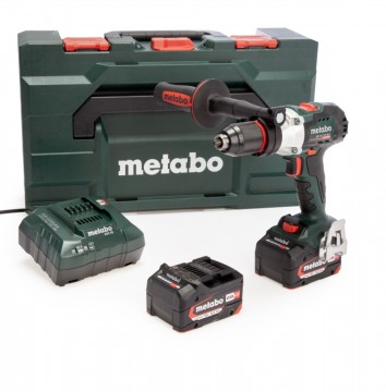 Metabo 602360590 SB18LTX BL I 18V batteridrevet borhammer (2 x 5,2Ah batterier)