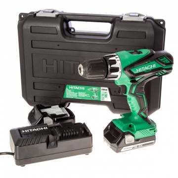 Hitachi DV18DGL / JC 18V batteridrevet li-ion Combi Drill (2 x 2.5Ah batterier)