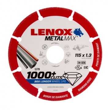 Lenox 2030865 MetalMax diamant kutteblad 115mm x 1.3mm x 22.23mm
