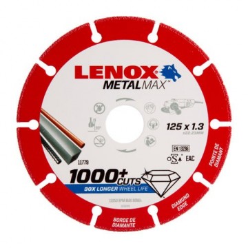 Lenox 2030866 MetalMax diamant kutteblad 125mm x 1,3mm x 22,23mm