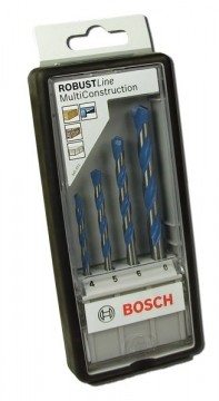 Bosch 2607010521 4stk Multi konstruksjon bor