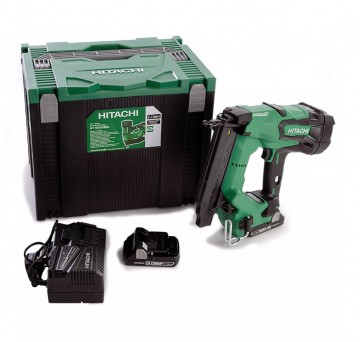 Hitachi NT1850DBSL / JX 18V børsteløs rettvinklet dykkert pistol (2 x 3Ah batterier)