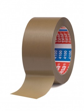 TESA 4100 - 66m x 50mm Brun PCV tape (svært kraftig)