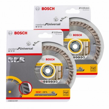 Bosch 06159975S9 twin pack 115mm diamant blad
