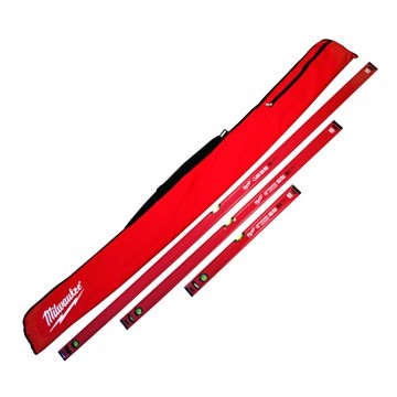Milwaukee Slim 3-delers vater sett(60,120 og 180cm) levert praktisk veske