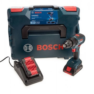 Bosch GSB 18V-55 Professional børsteløs combi drillsett (2 x 4,0 Ah ProCORE-batterier)