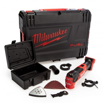 Milwaukee M18 FMT-0X FUEL børsteløs multikutter (kun kropp) levert i HD system koffert