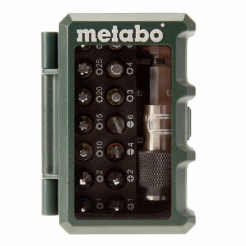 Metabo 6.26703 Assortert 15-delers bitssett levert i etui