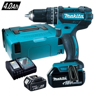 Makita DHP482RMJ 18V combi drillsett (2x4Ah batt)