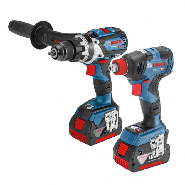 Bosch twinpack GSB 18 V-85 18V combi drill og GDX 18 V-200